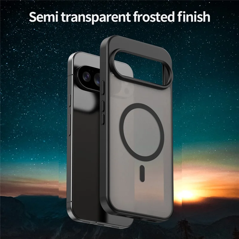 Bulk Purchasing For Google Pixel 10 Pro XL Magnetic Case Skin Touch Matte TPU PC Phone Back Cover - Black