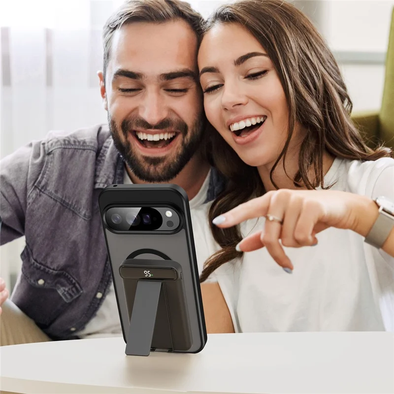 Bulk Purchasing For Google Pixel 10 Pro XL Magnetic Case Skin Touch Matte TPU PC Phone Back Cover - Black