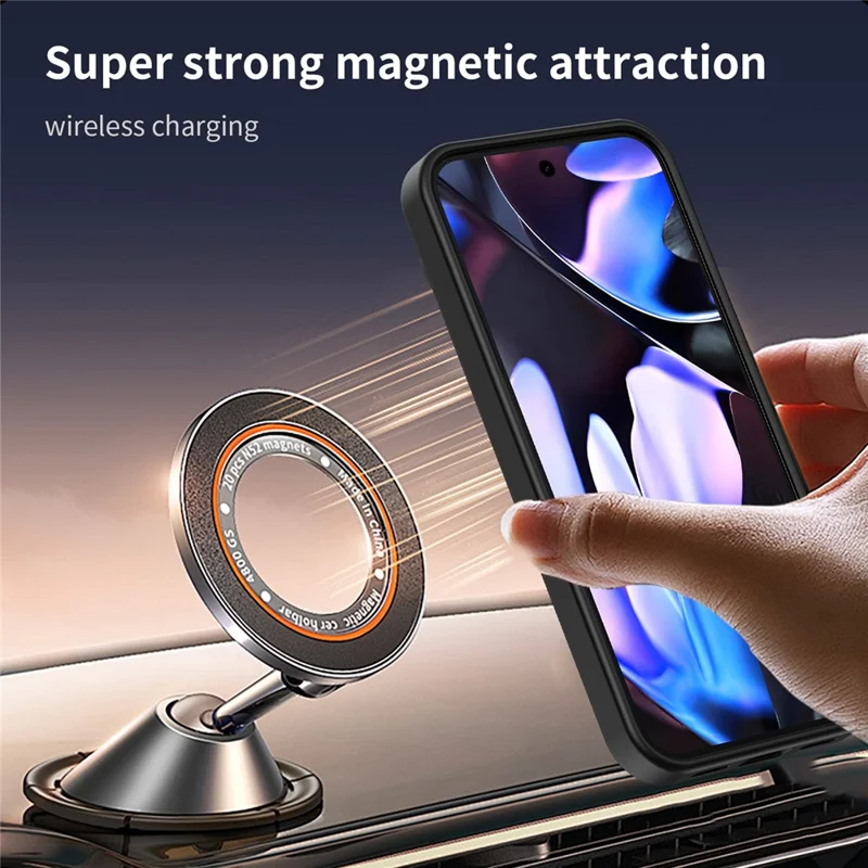 Bulk Purchasing For Google Pixel 10 Pro XL Magnetic Case Skin Touch Matte TPU PC Phone Back Cover - Black