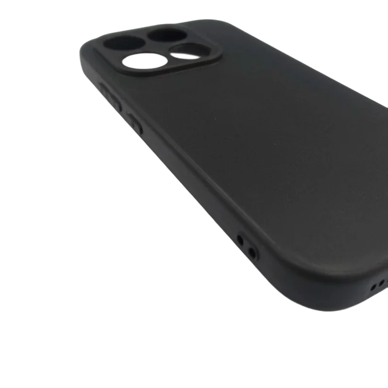 25Pcs For Xiaomi 17 Case 1.2mm TPU Matte Phone Cover - Black