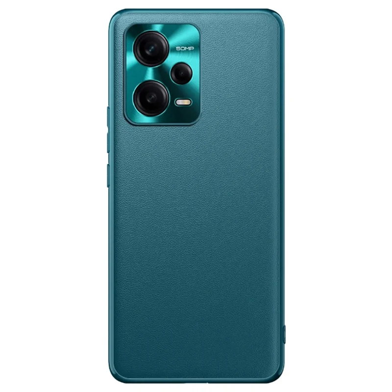 Für Xiaomi Redmi Note 12 Pro + 5G Schockdes PU -leder -beschichtete TPU + PC Hybrid -hülle Schutz Telefonabdeckung - Grün