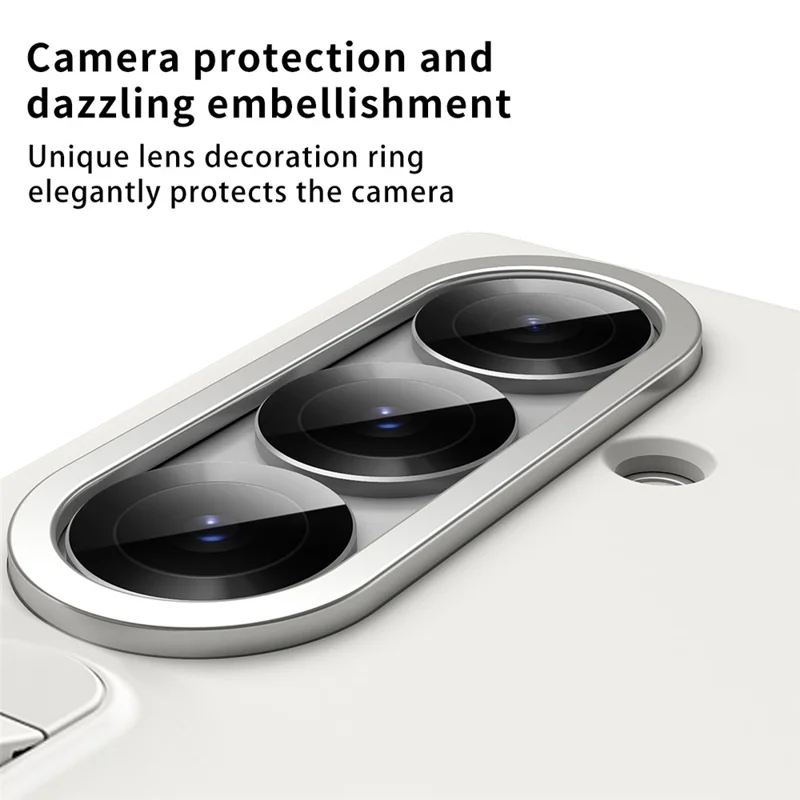 For Samsung Galaxy Z Fold7 5G Case Kickstand Wristband PC Phone Cover with Card Holder - White