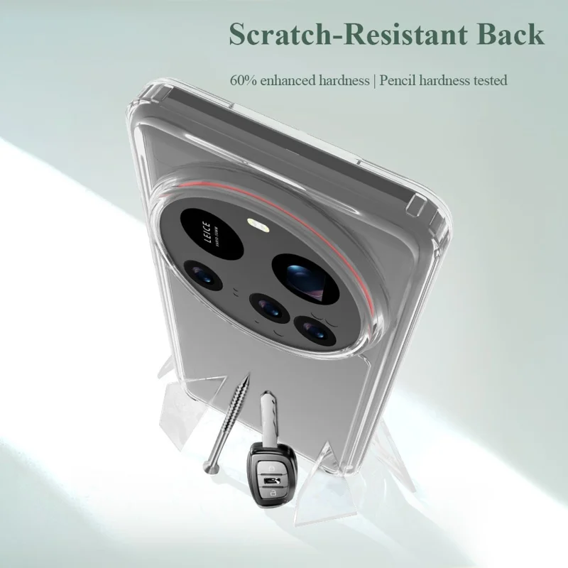 LEREACH TOC Series for Xiaomi 15 Ultra Case TPU + Acrylic Phone Cover - Transparent