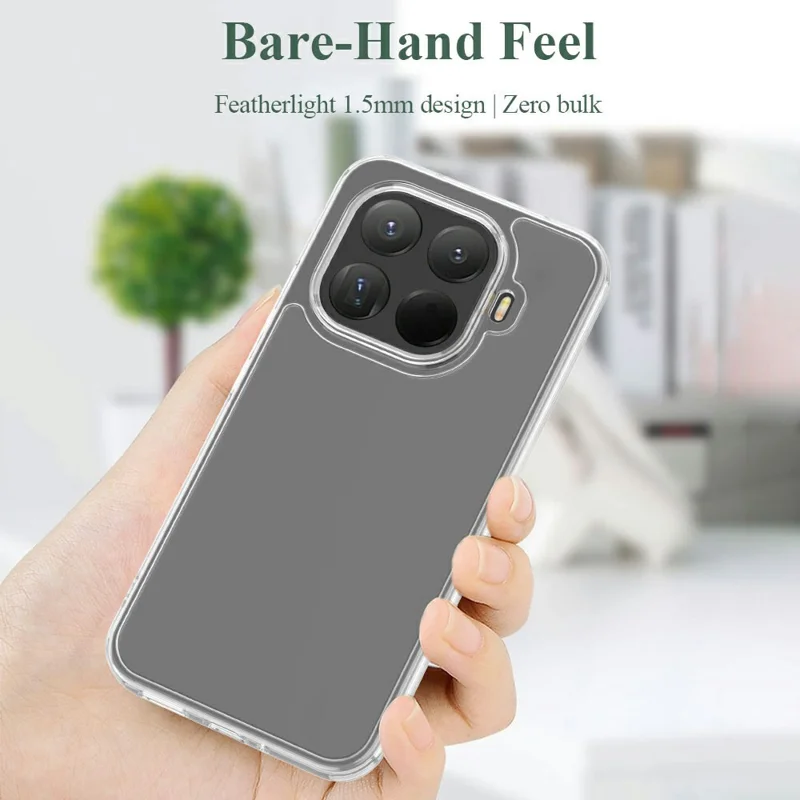 LEREACH TOC Series for Xiaomi 15T Pro Case TPU + Acrylic Phone Cover - Transparent