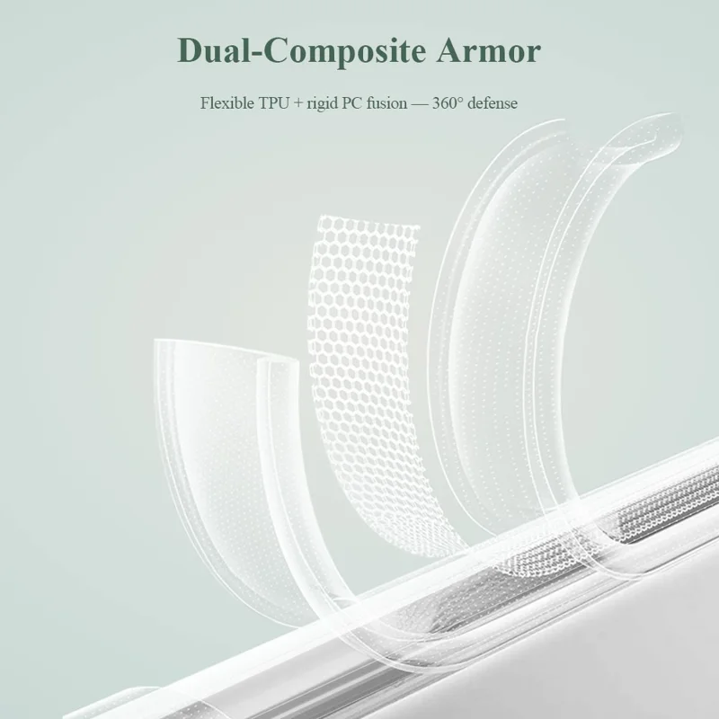 LEREACH TOC Series for Xiaomi 15T Pro Case TPU + Acrylic Phone Cover - Transparent