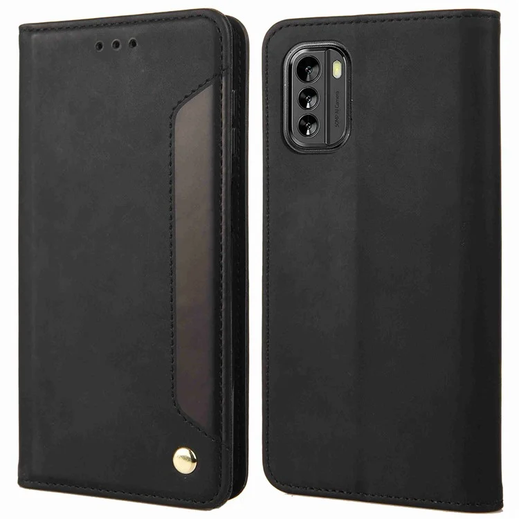 Для Nokia G60 5G Shock-resean Chase Case Crownsing Splicing Skin-touch Cuethe Ceab - Черный