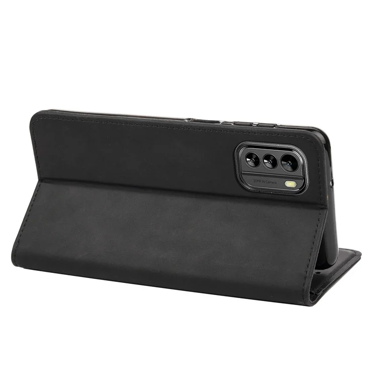 Для Nokia G60 5G Shock-resean Chase Case Crownsing Splicing Skin-touch Cuethe Ceab - Черный