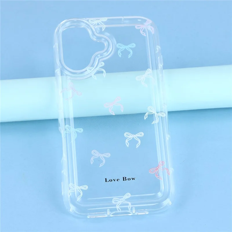 For iPhone 17 Case Bowknot Pattern TPU Phone Back Cover - Colorful Bows