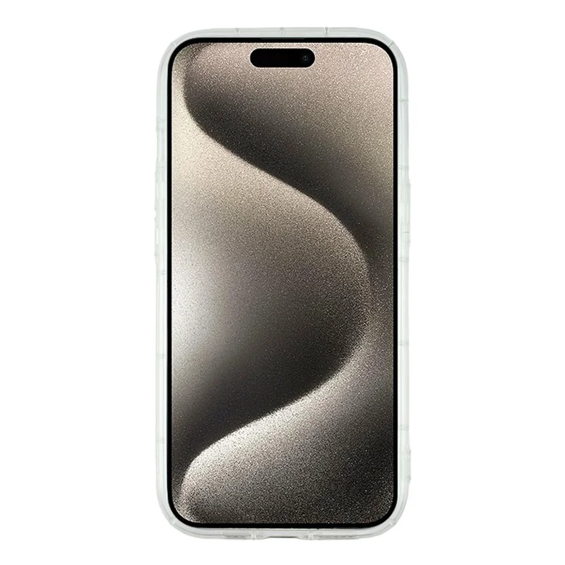 For iPhone 15 Plus Case Bowknot Pattern TPU Phone Back Cover - Pink Bows