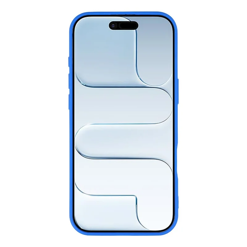 For iPhone Air Case Heart Pattern TPU Phone Back Cover - Blue / Black Hearts
