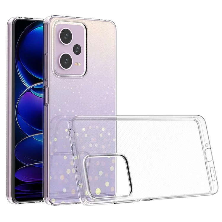 Weiches TPU -fall Für Xiaomi Redmi Note 12 Pro 5g / Hinweis 12 Pro 5G (China), Ultra Slim HD Clear Clear Anti-scratch Phone Cover Protector