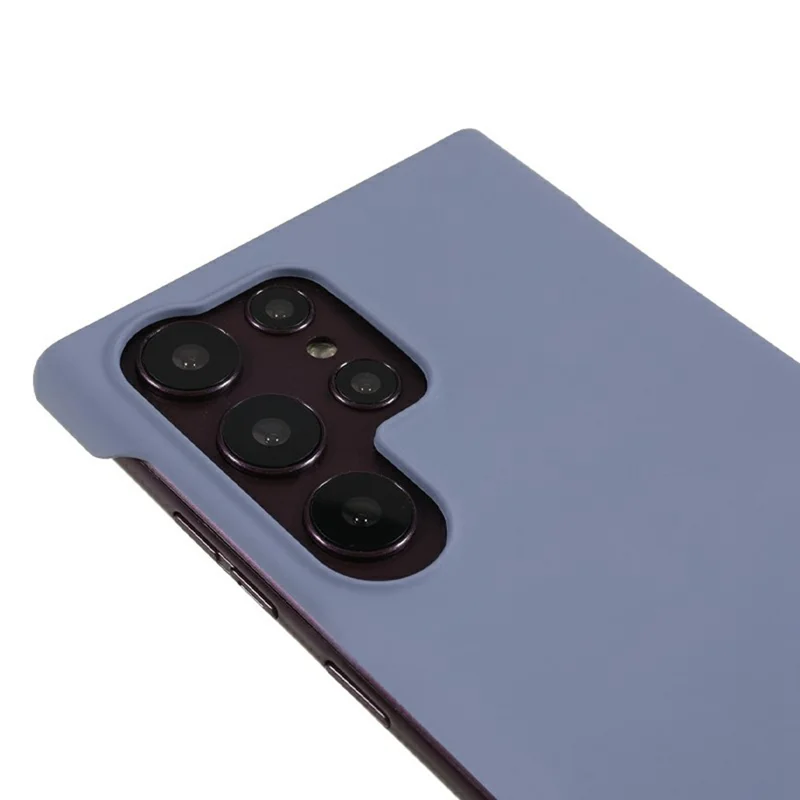 For Samsung Galaxy S25 Ultra Frameless Case Hard PC Slim Minimalist Phone Cover Skin-Touch - Lavender Grey