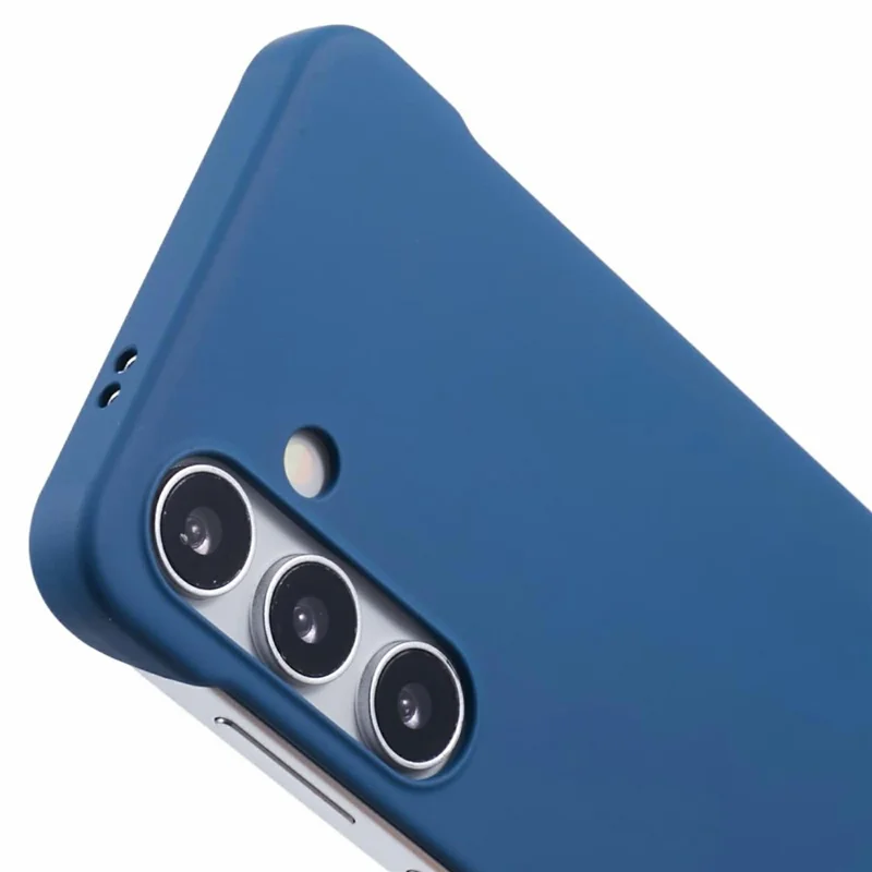 For Samsung Galaxy S25 Frameless Case Hard PC Slim Minimalist Phone Cover Skin-Touch - Sapphire