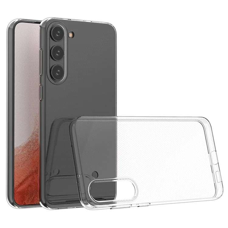 Für Samsung Galaxy S23+ Kratzfeste HD-Klare Handyhülle, Soft-TPU, Ultra-Slim-Handyhülle