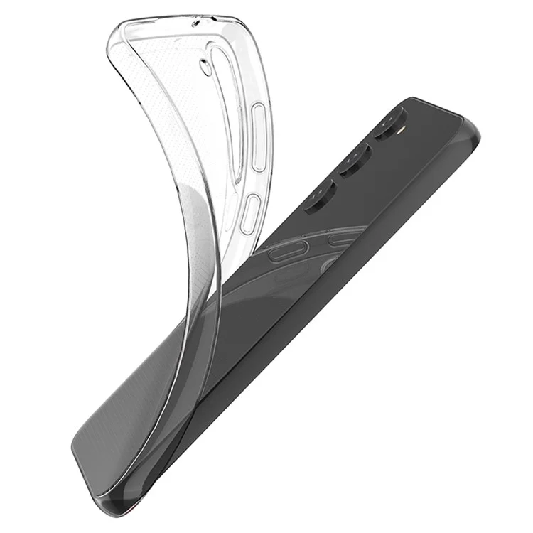 Für Samsung Galaxy S23+ Kratzfeste HD-Klare Handyhülle, Soft-TPU, Ultra-Slim-Handyhülle