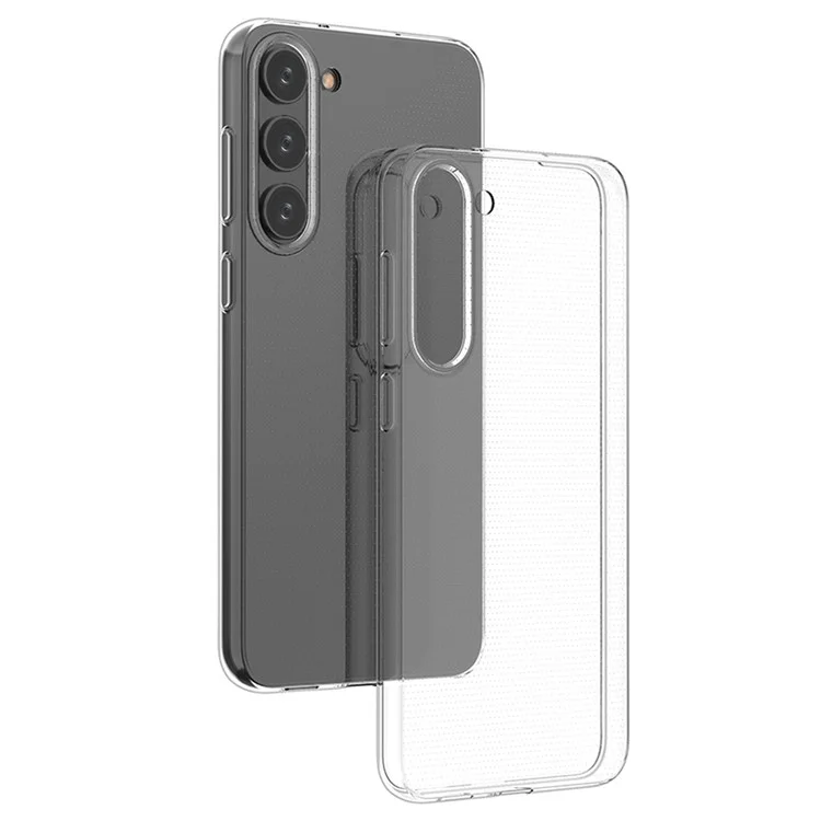 Für Samsung Galaxy S23+ Kratzfeste HD-Klare Handyhülle, Soft-TPU, Ultra-Slim-Handyhülle