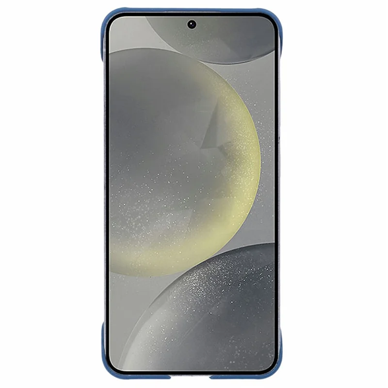 For Samsung Galaxy S25+ Frameless Case Hard PC Slim Minimalist Phone Cover Skin-Touch - Sapphire