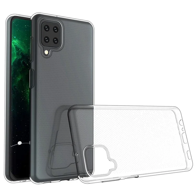 Funda para teléfono para Samsung Galaxy A22 4G (versión UE), funda de teléfono de TPU suave y transparente, ultrafina, anticaída, para la parte posterior