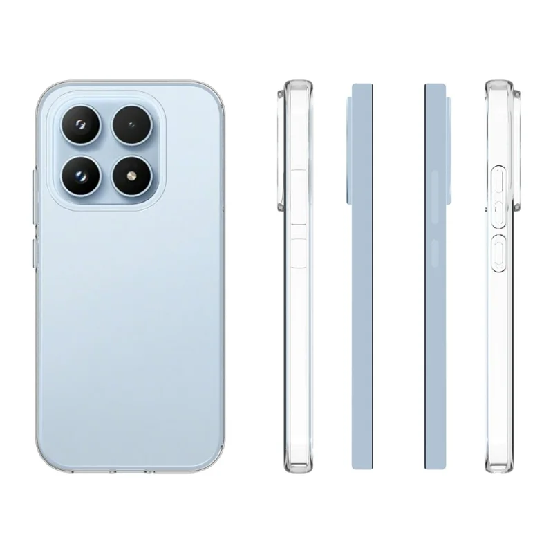 10 st / förpackning för Xiaomi 17 skållfri TPU-skyddande genomskinlig mobilhölse