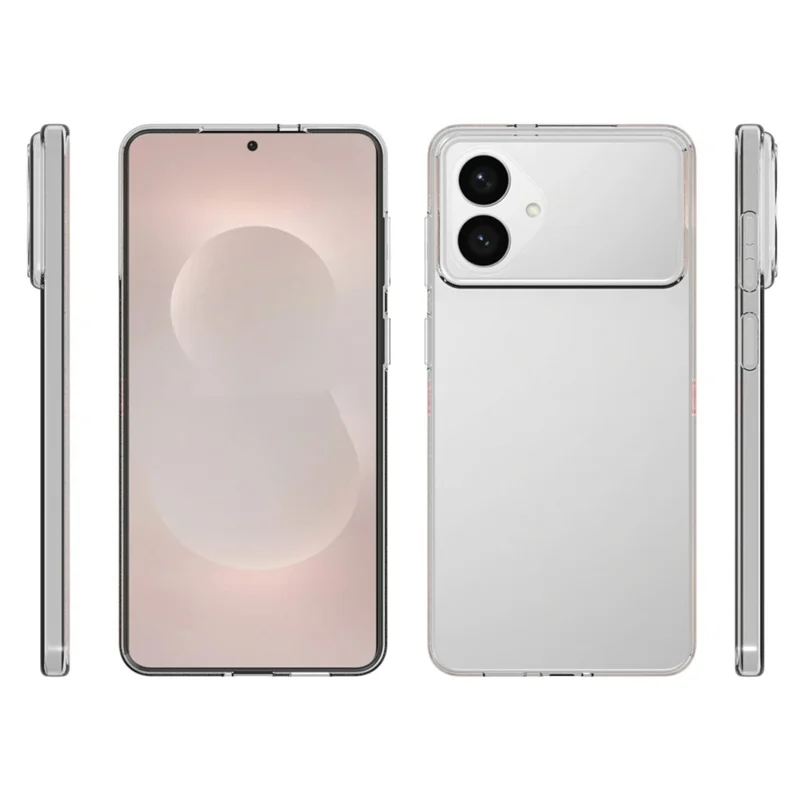 10Pcs  /  Pack For Samsung Galaxy S26 Edge Case Watermark Free TPU Protective Clear Phone Cover