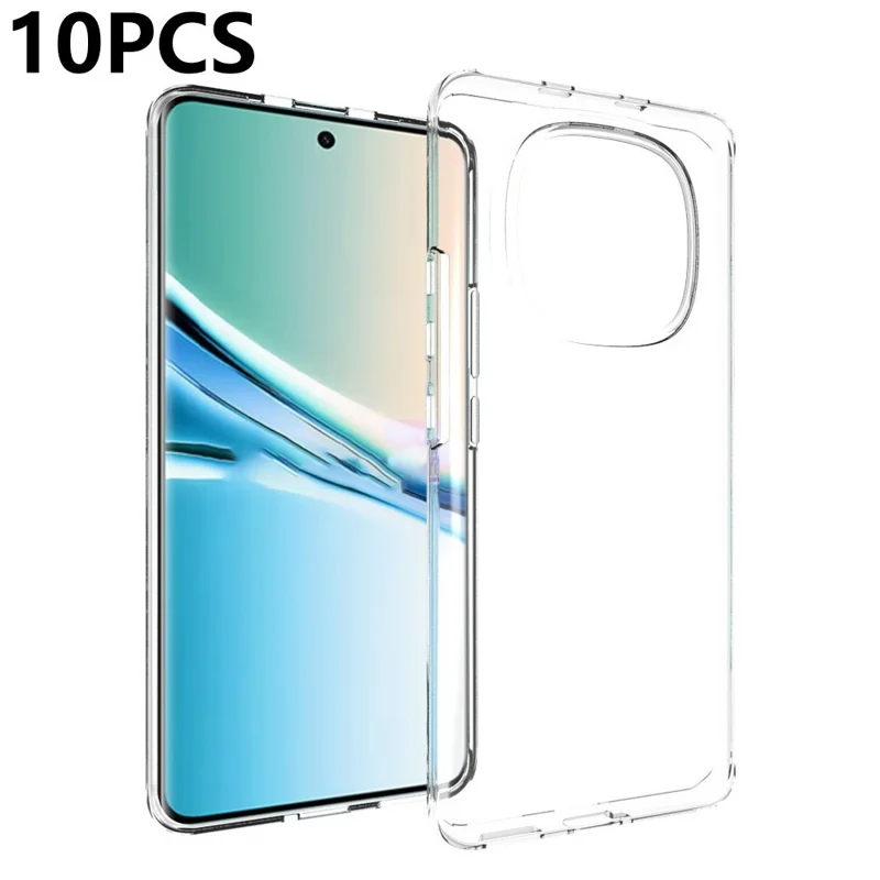 10Pcs / Pack For Xiaomi Poco M8 5G / Redmi Note 15 5G (Global) / 15 4G (Global) Case Watermark Free TPU Protective Clear Phone Cover