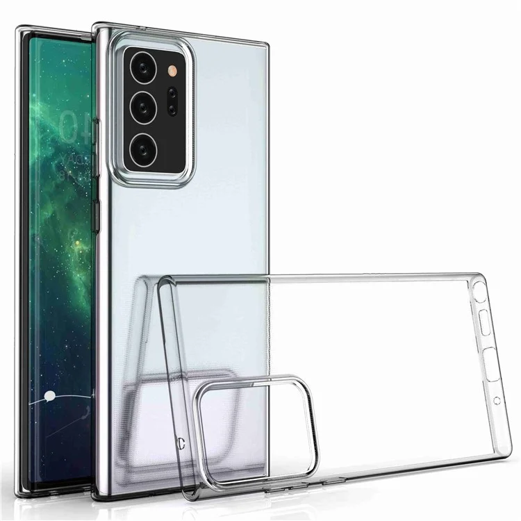 Per Samsung Galaxy Note20 Ultra 4G / 5G Slim Custodia Back Cover morbida e leggera Antigraffio Anti-caduta Trasparente Soft TPU