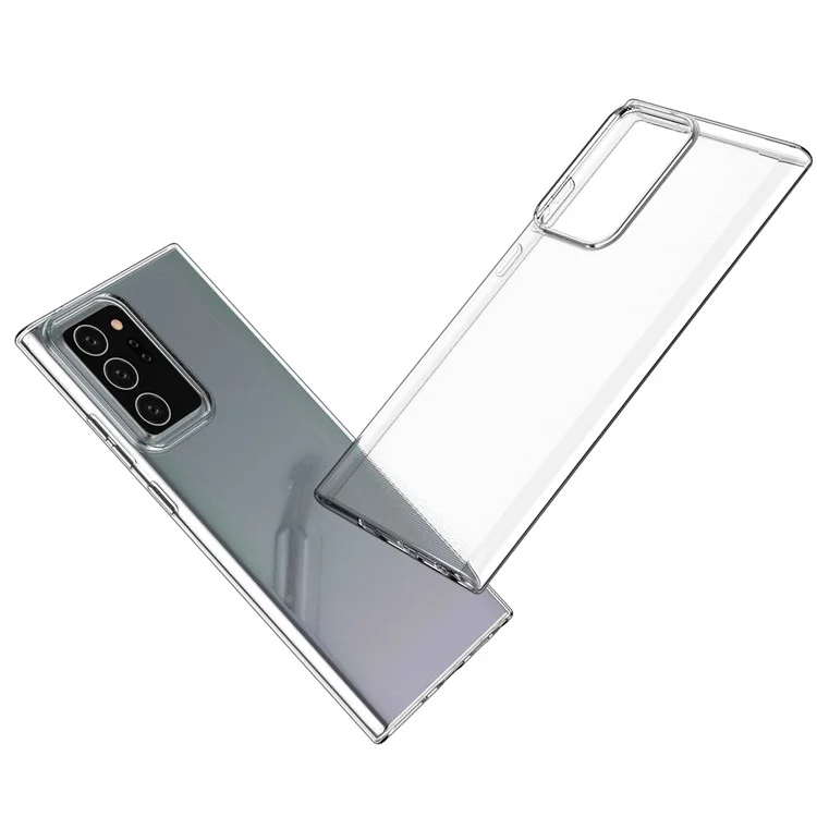 Per Samsung Galaxy Note20 Ultra 4G / 5G Slim Custodia Back Cover morbida e leggera Antigraffio Anti-caduta Trasparente Soft TPU