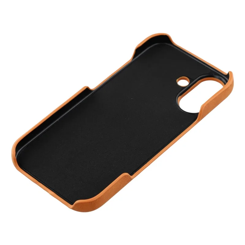 For iPhone 17 Case Compatible with MagSafe Skin-Touch Leather + PC Back Cover - Yellow