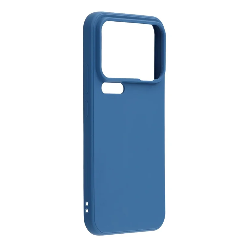 For Xiaomi 17 Pro Max Case Precise Cutouts Straight Edge TPU Shockproof Phone Cover - Sapphire