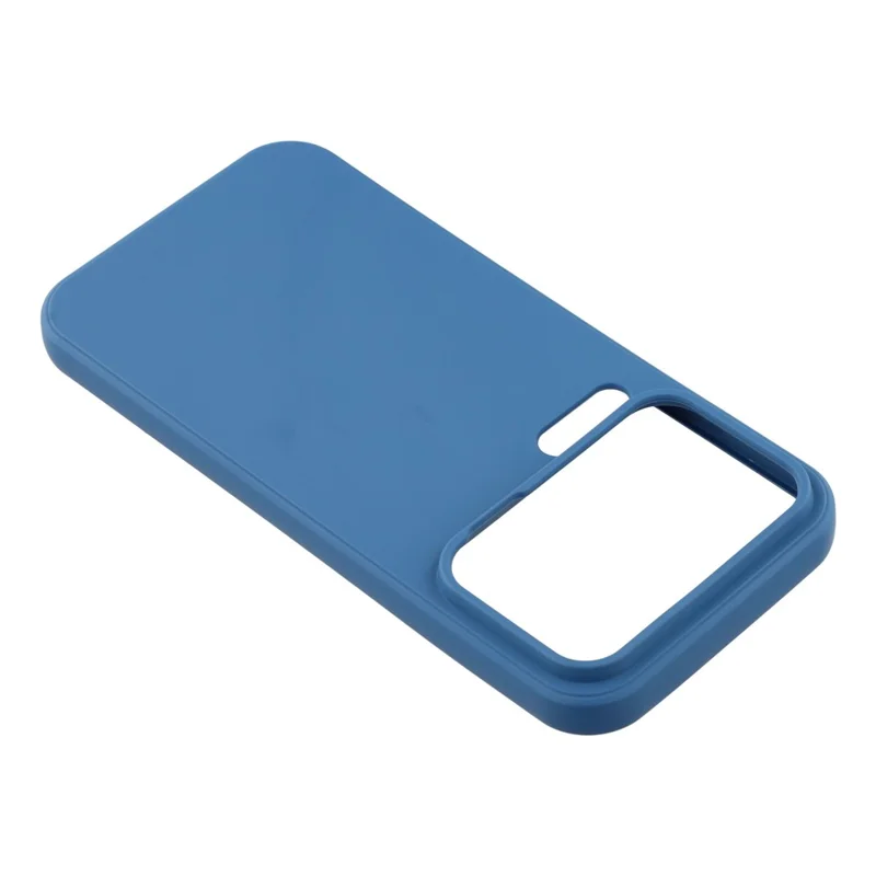 For Xiaomi 17 Pro Max Case Precise Cutouts Straight Edge TPU Shockproof Phone Cover - Sapphire