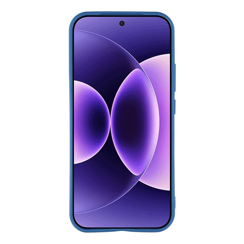 For Xiaomi 17 Pro Case Precise Cutouts Straight Edge TPU Shockproof Phone Cover - Sapphire