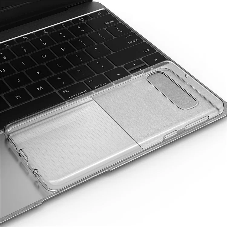 Para Samsung Galaxy S10 Funda de teléfono de TPU suave y transparente Funda protectora antihuellas y antiralladuras para la parte posterior del teléfono