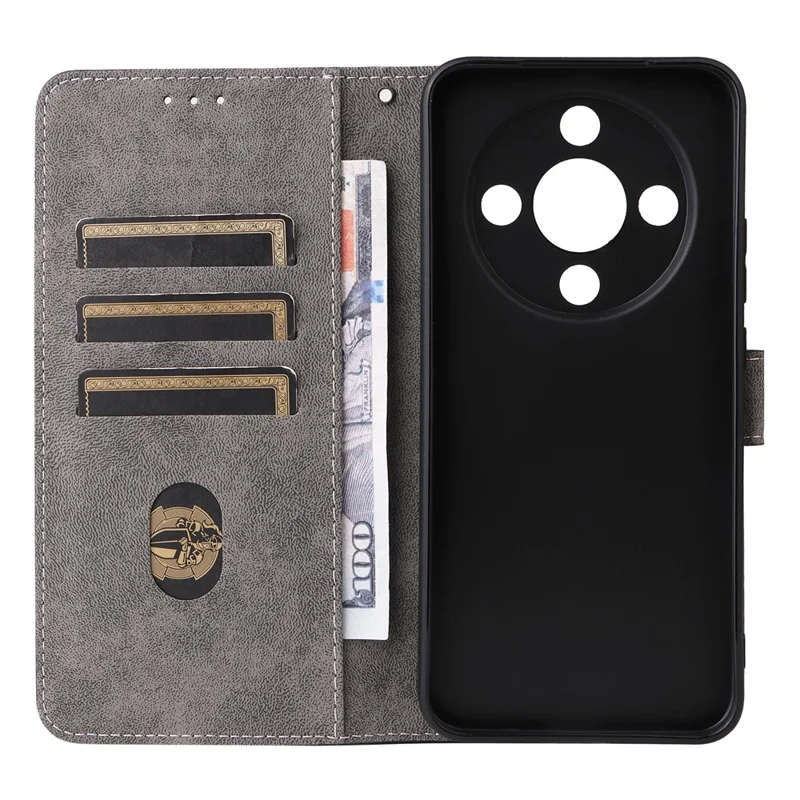 For Honor Magic8 Lite 5G / X9d 5G / X70 5G Case Wallet RFID Blocking PU Leather Phone Cover Stand with Strap - Green
