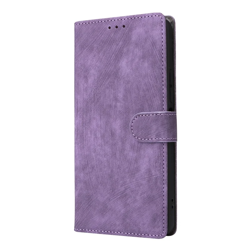 For TECNO Spark Go 5G / Infinix Hot 60i 5G Case Wallet RFID Blocking PU Leather Phone Cover Stand with Strap - Purple