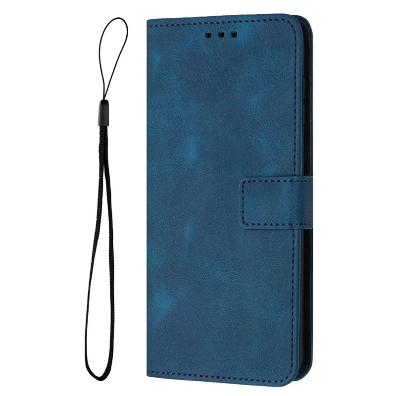 Voor Xiaomi 15T Pro hoesje Effen lederen portemonnee beschermmobielhoes - Blauw