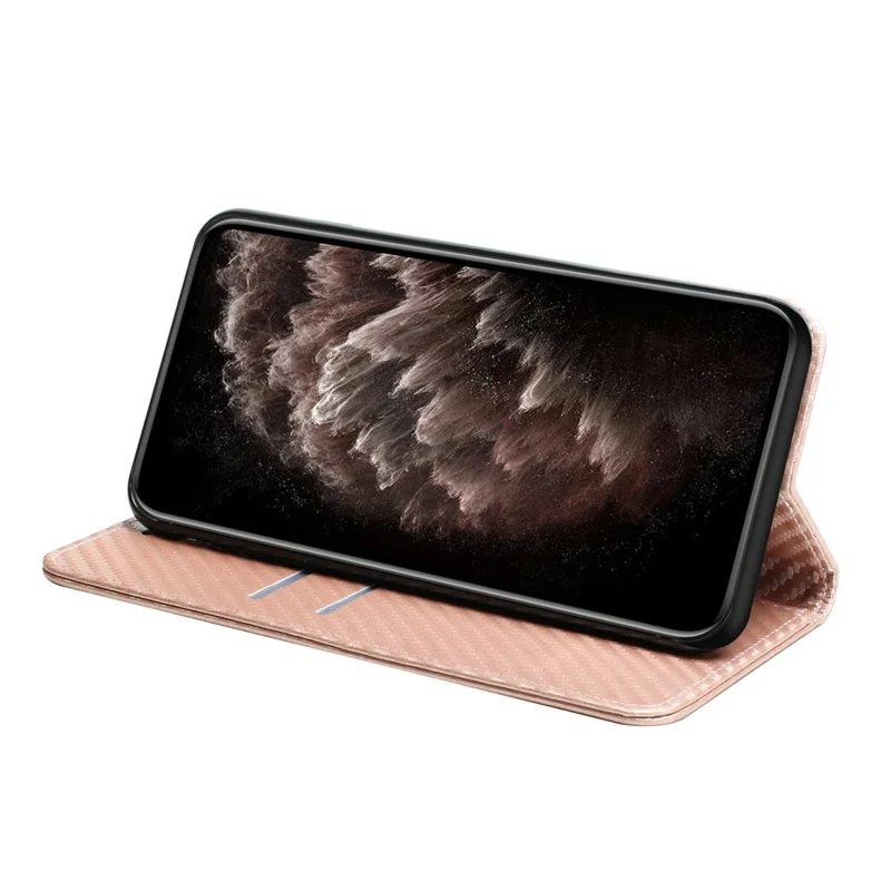 Flip Case til Xiaomi 15T Pro i læder med stående funktion og stærk magnetisk lukning - Rosenød