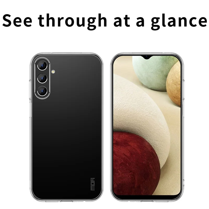 MOFI Für Samsung Galaxy S23 Soft TPU High Transparenz Handyhülle Fallschutz Leichtes Handyschutzhülle