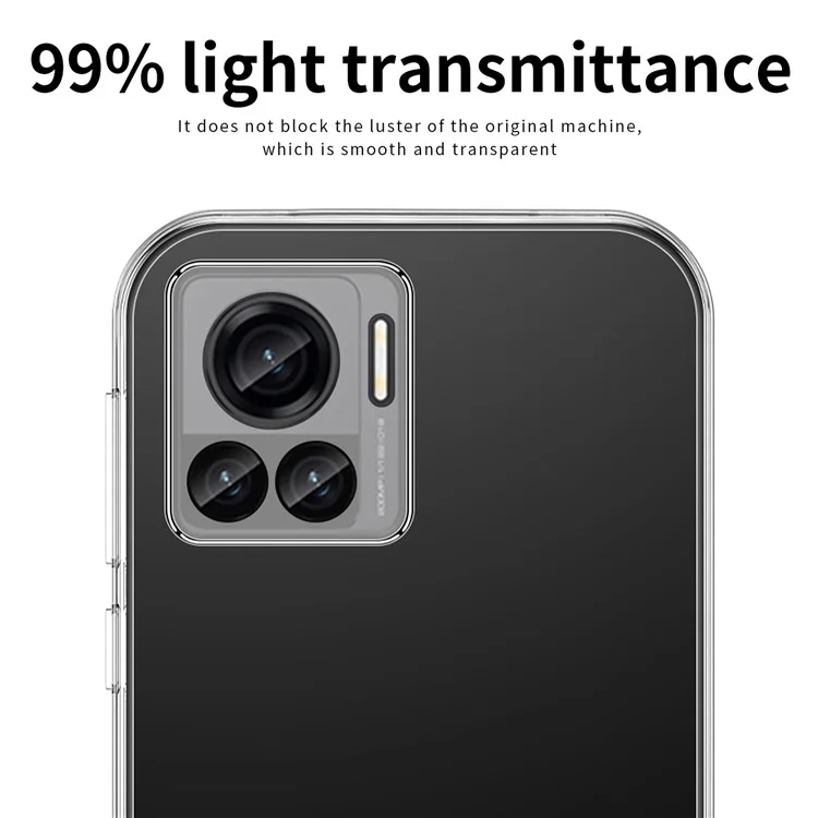 MOFI For Motorola Moto X30 Pro 5G / Edge 30 Ultra 5G Protective Phone Case Transparent Anti-fall TPU Mobile Phone Back Cover
