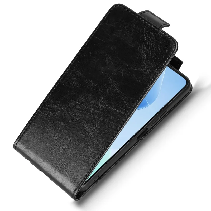 For TECNO Spark Go 5G  /  Infinix Hot 60i 5G Stand Case Magnetic Clasp Vertical Flip Leather Phone Cover with Card Holder - Black