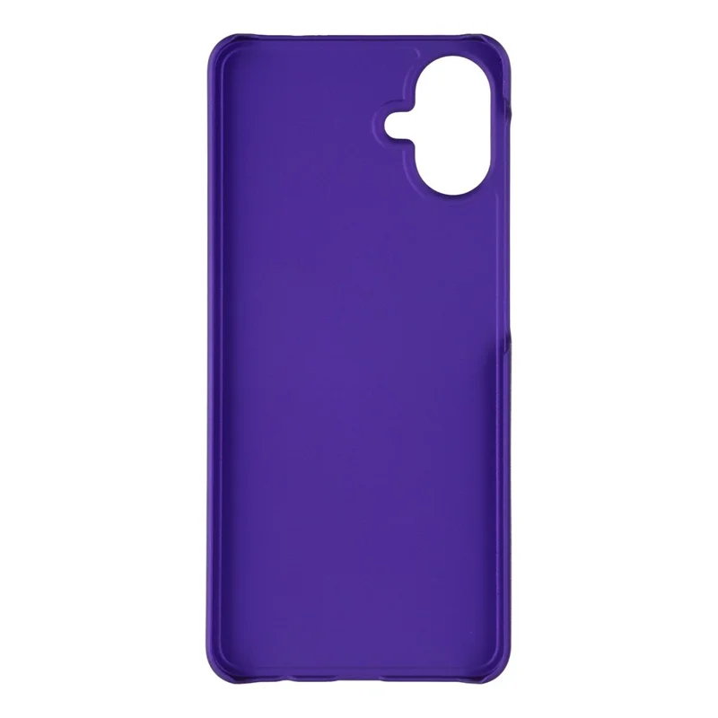 For Samsung Galaxy A07 4G Case Hard PC Drop Proof Frosted Minimalist Phone Cover - Purple