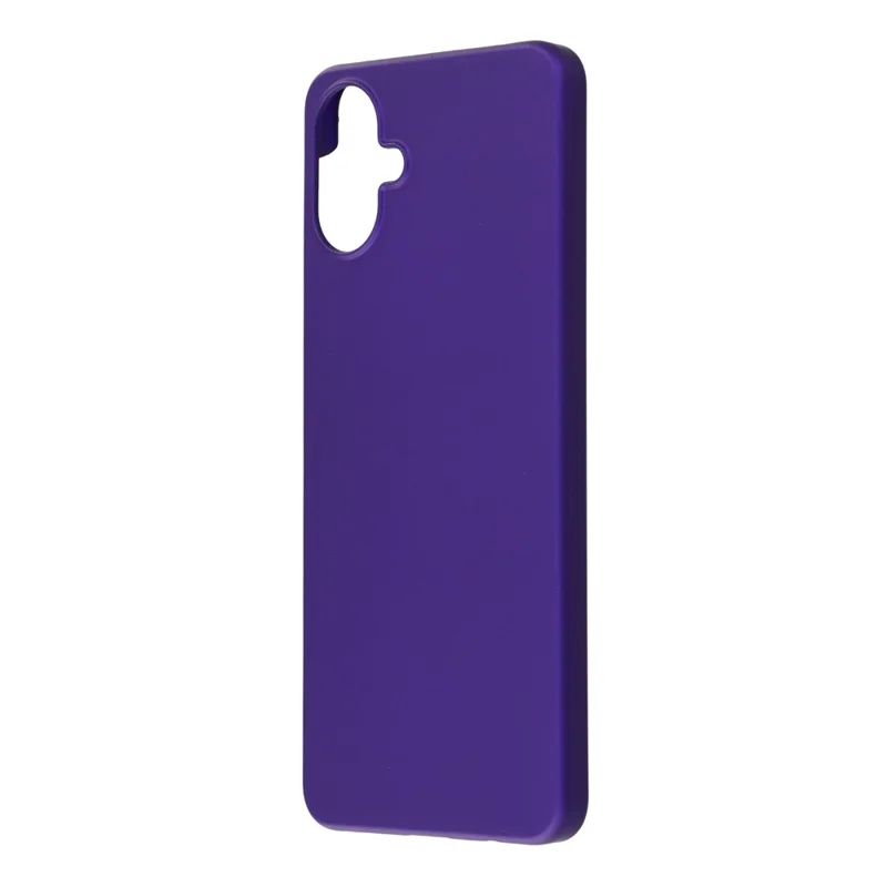 For Samsung Galaxy A07 4G Case Hard PC Drop Proof Frosted Minimalist Phone Cover - Purple