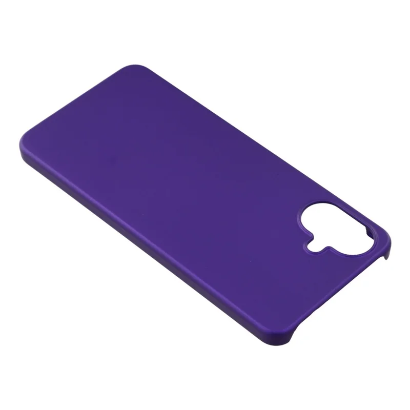 For Samsung Galaxy A07 4G Case Hard PC Drop Proof Frosted Minimalist Phone Cover - Purple