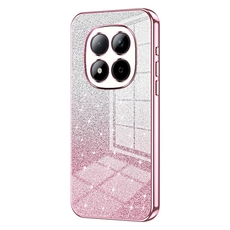 For Xiaomi Redmi Note 15 Pro 5G (Global) Case Electroplating Gradient Glitter TPU Phone Cover - Pink