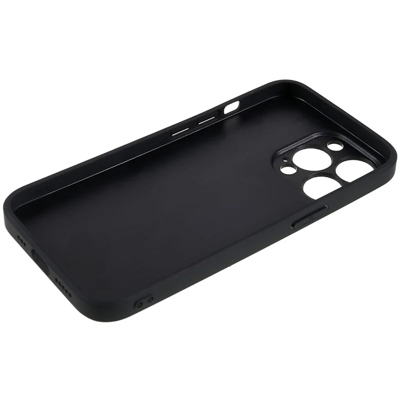 For iPhone 13 Pro Max 6.7 inch Anti-scratch PU Leather+TPU+PC Protective Cover Card Slot Design Cell Phone Case with Precise Cutout - Grey