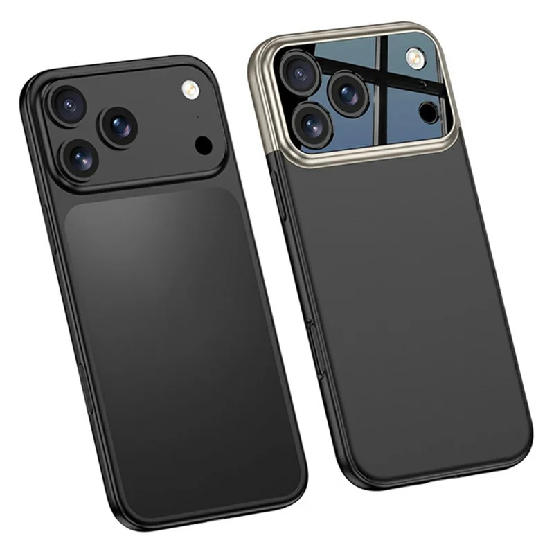 GKK For iPhone 17 Pro Max Case Detachable Camera Frame Contrast Color PC Phone Cover - Blue / Black