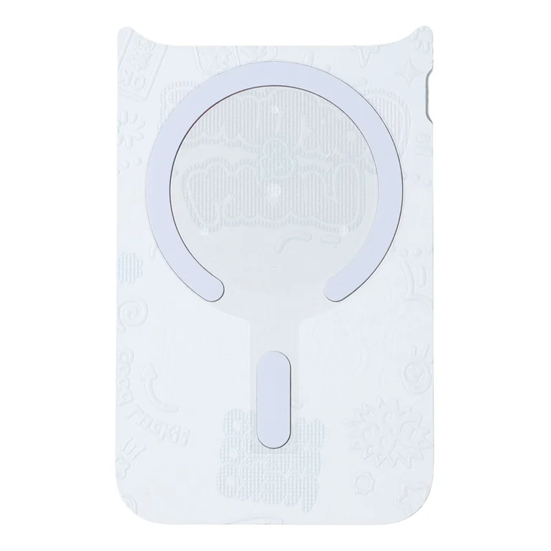 Placas traseras magnéticas para iPhone 17 Pro Max con patrón impreso, cambio rápido de placa trasera - Gato de la suerte rojo