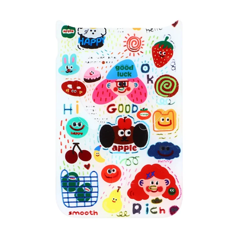 For iPhone 17 Pro Magnetic Back Plates Pattern Printed Quick Change Backplate (Backplate Only) - Cartoon Elements