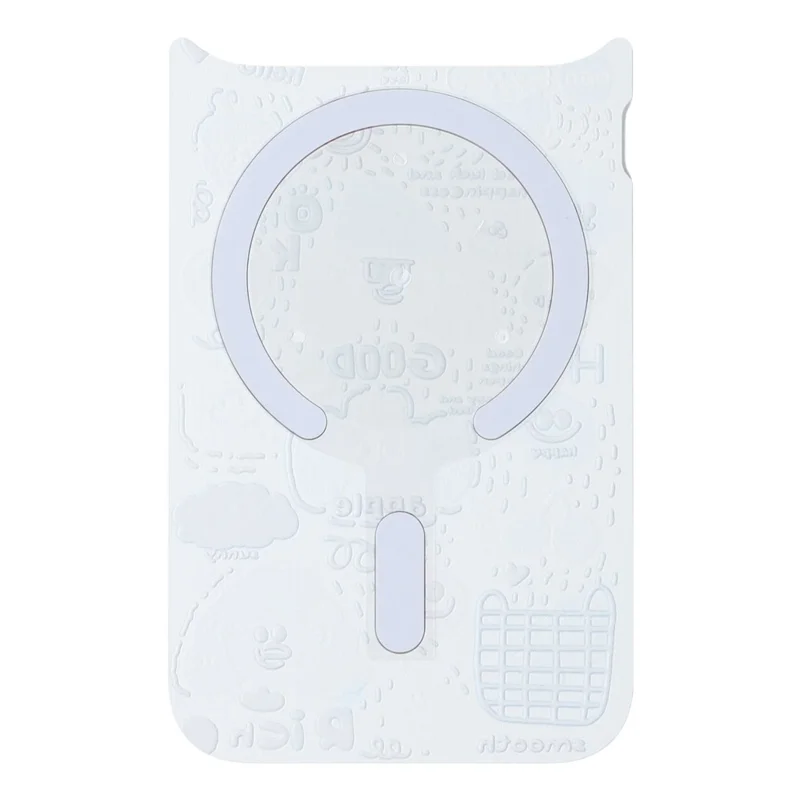 For iPhone 17 Pro Magnetic Back Plates Pattern Printed Quick Change Backplate (Backplate Only) - Cartoon Elements