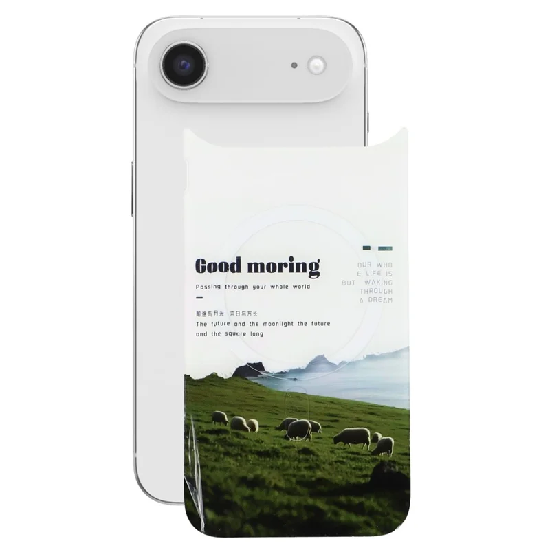 For iPhone Air Magnetic Back Plates Pattern Printed Quick Change Backplate (Backplate Only) - Sheep in the Meadow