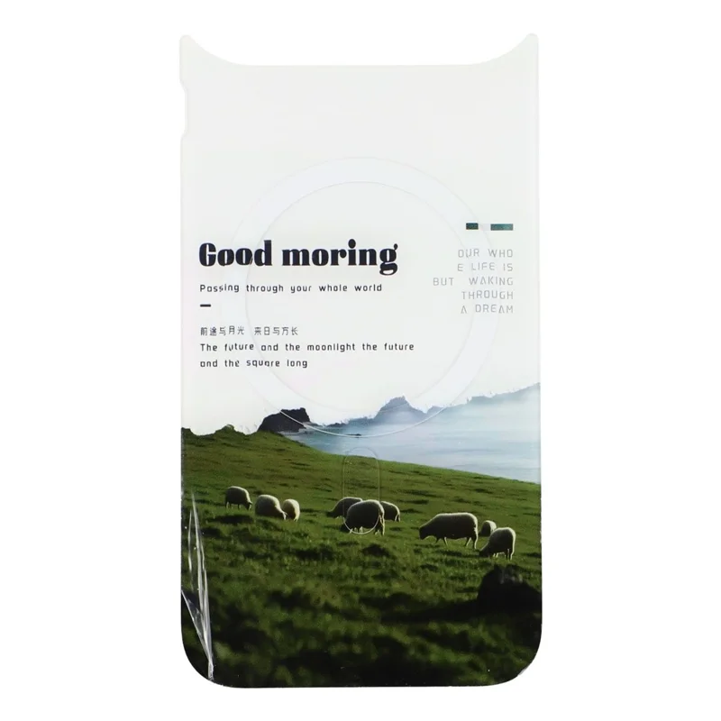 For iPhone Air Magnetic Back Plates Pattern Printed Quick Change Backplate (Backplate Only) - Sheep in the Meadow